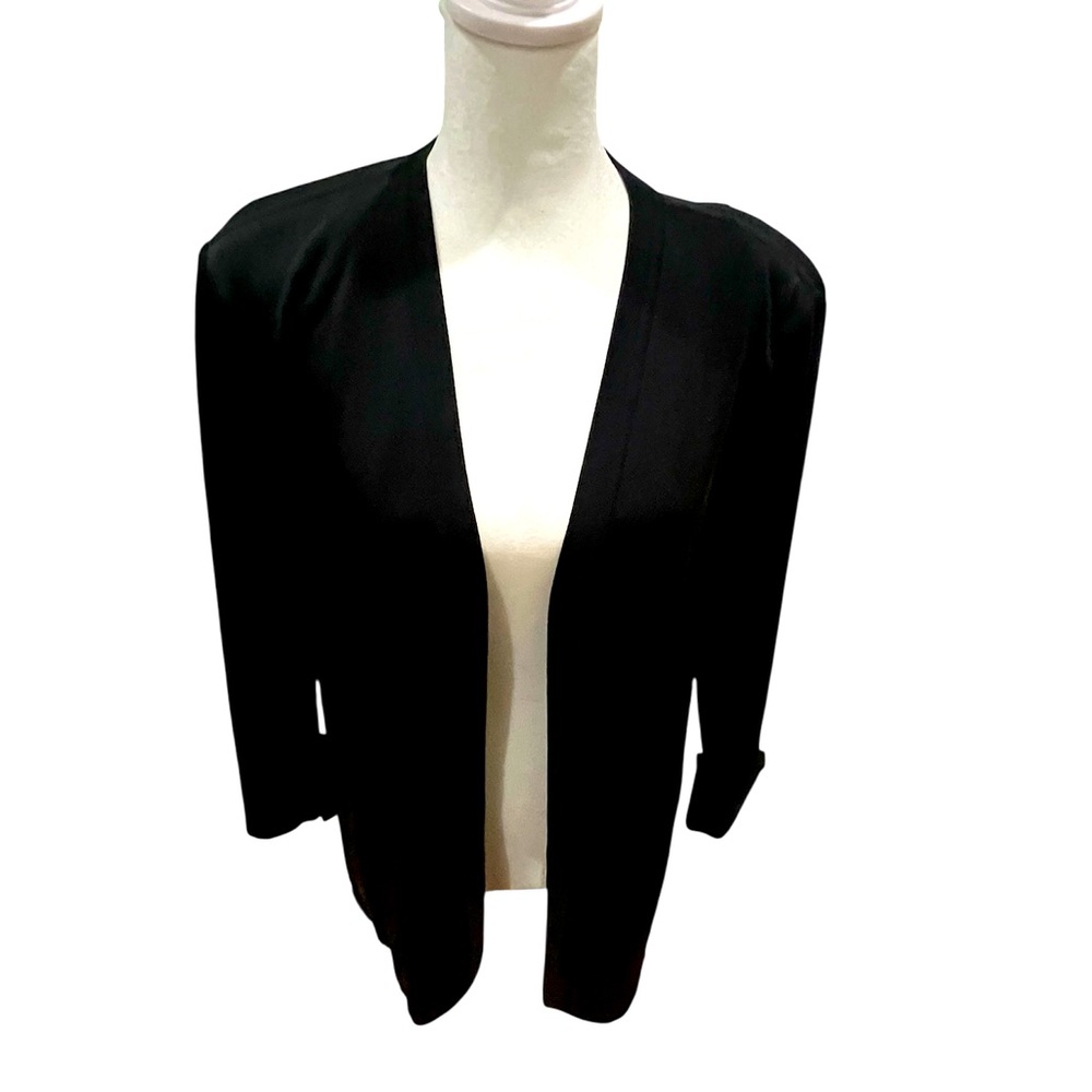 Misook open front cardigan, size medium